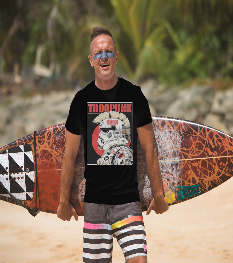 TROOPUNK NOFX Punk Rock Star Wars Stormtrooper T-Shirt