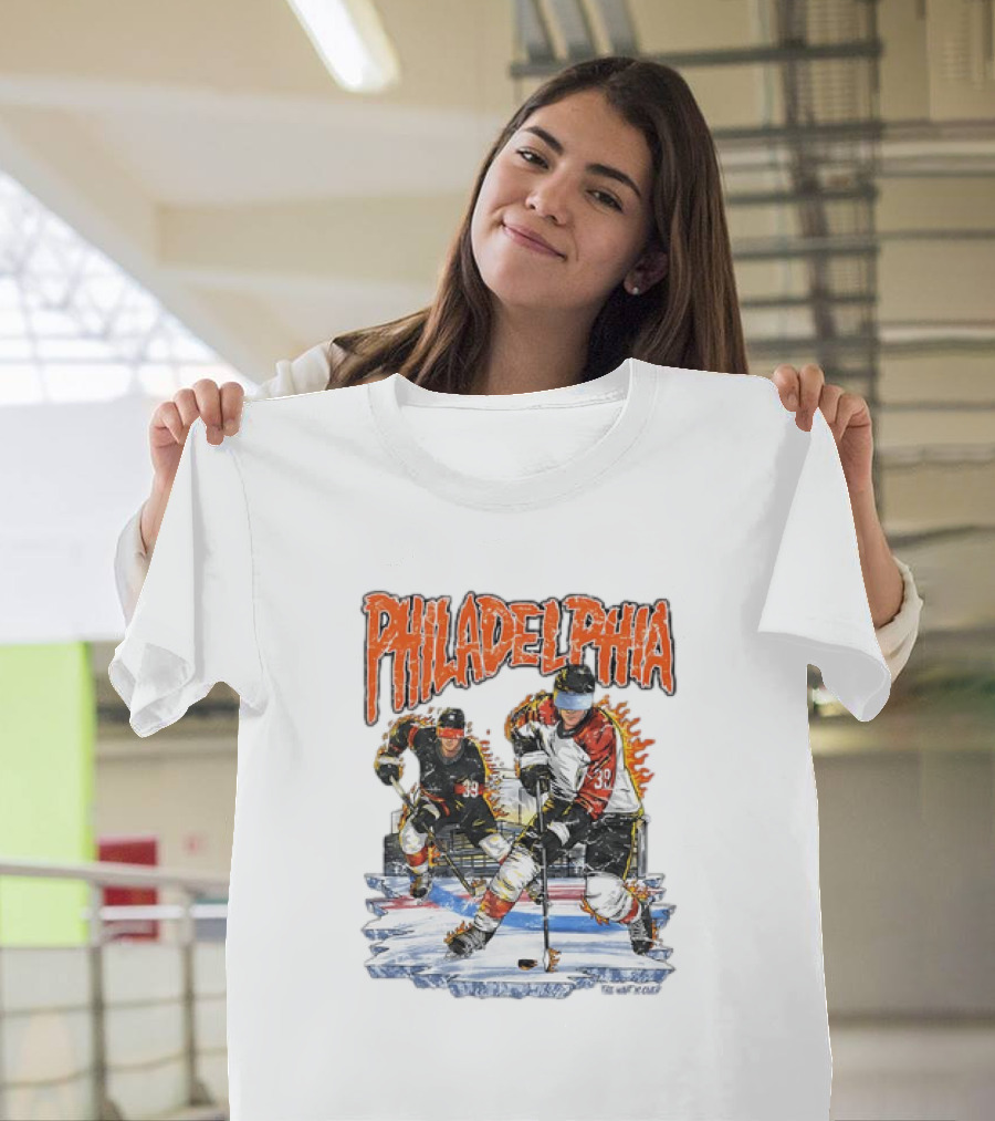 Philadelphia Flyers Hockey Matvei Michkov the Wait is Over T-Shirt