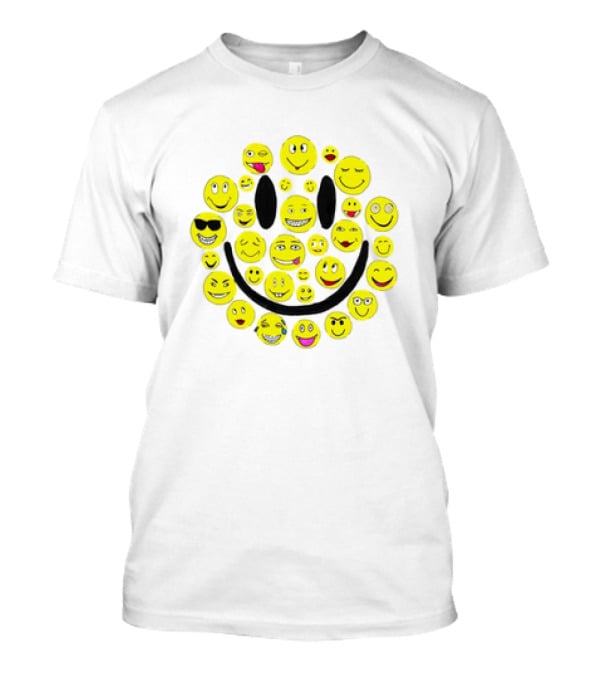 Smiles Icons Faces Collection T-Shirt
