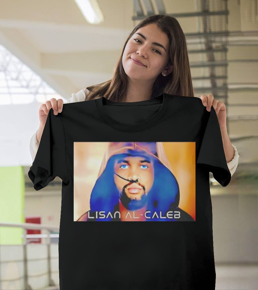 Lisan Al Caleb Blue Hooded T-Shirt