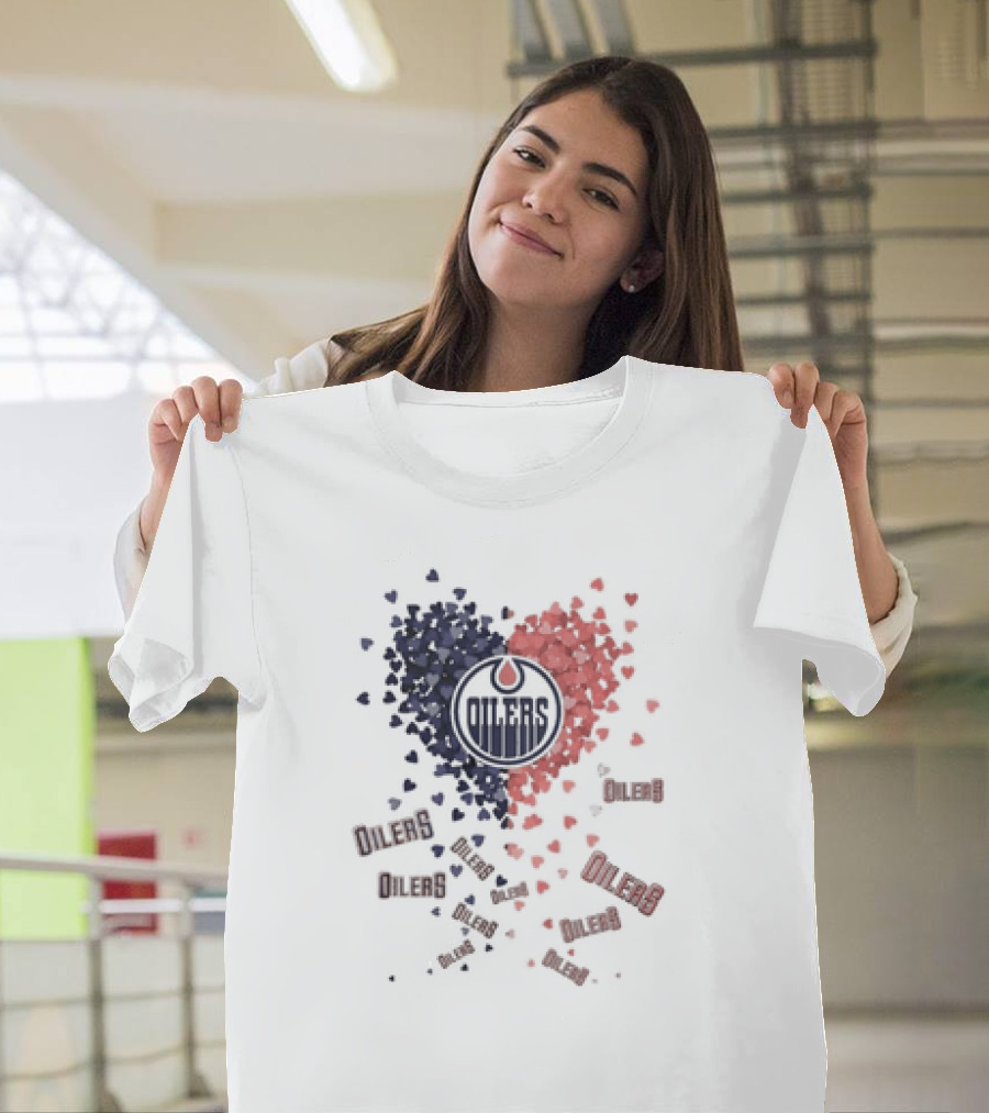 Edmonton Oilers Heart Oilers Passionate Oilers Oilers Oilers T-Shirt