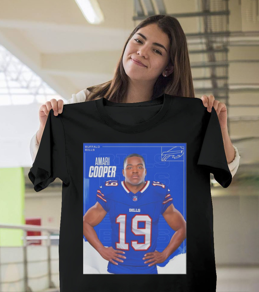 Amari Cooper Buffalo Bills NFL Football Player Card T-Shirt