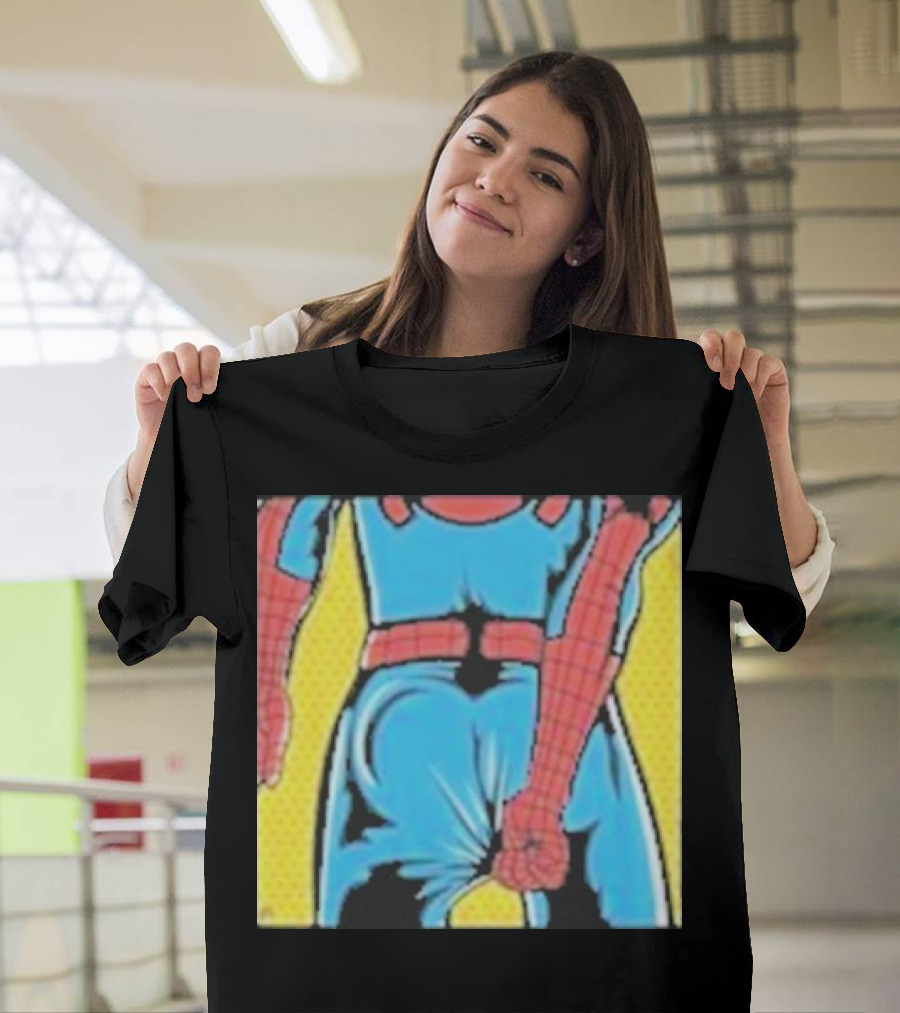 Spider-Man Suit Tightness Issue Visual Pop T-Shirt