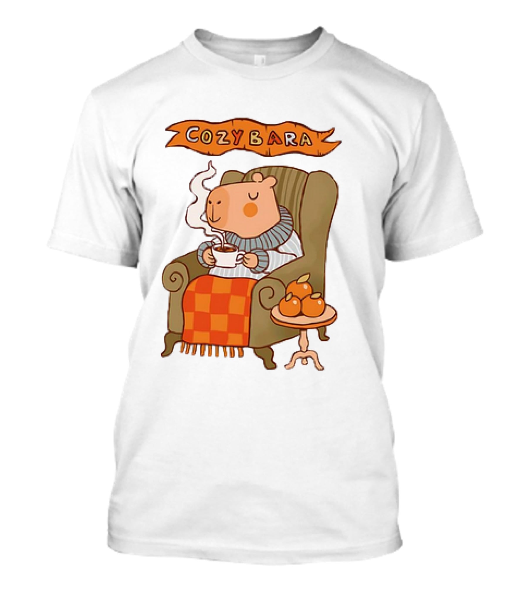 Cozybara Capybara Meme Cute T-Shirt