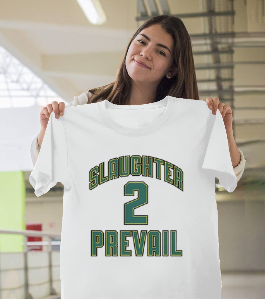 Slaughter 2 Prevail Hockey Jersey Number T-Shirt