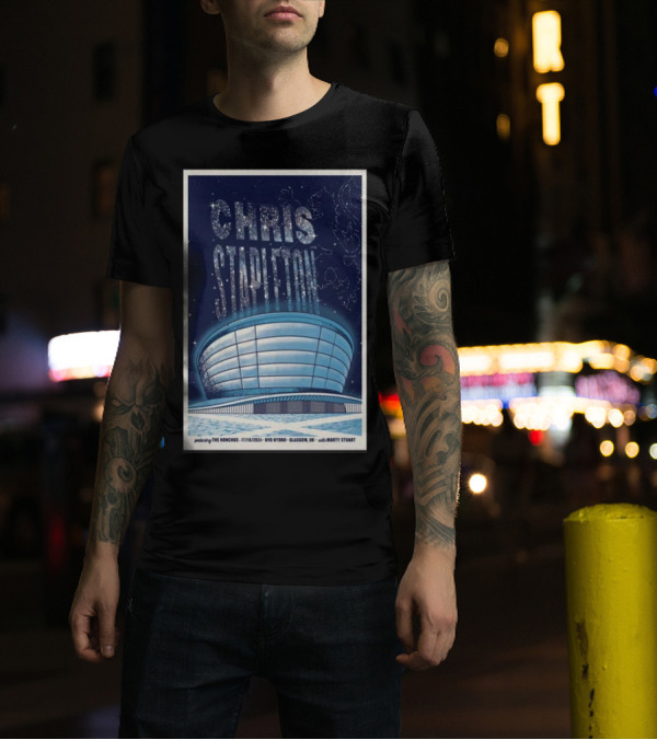 Chris Stapleton Featuring The Honchos Marty Stuart 17 10 2024 OVO Hydro Glasgow UK Concert T-Shirt