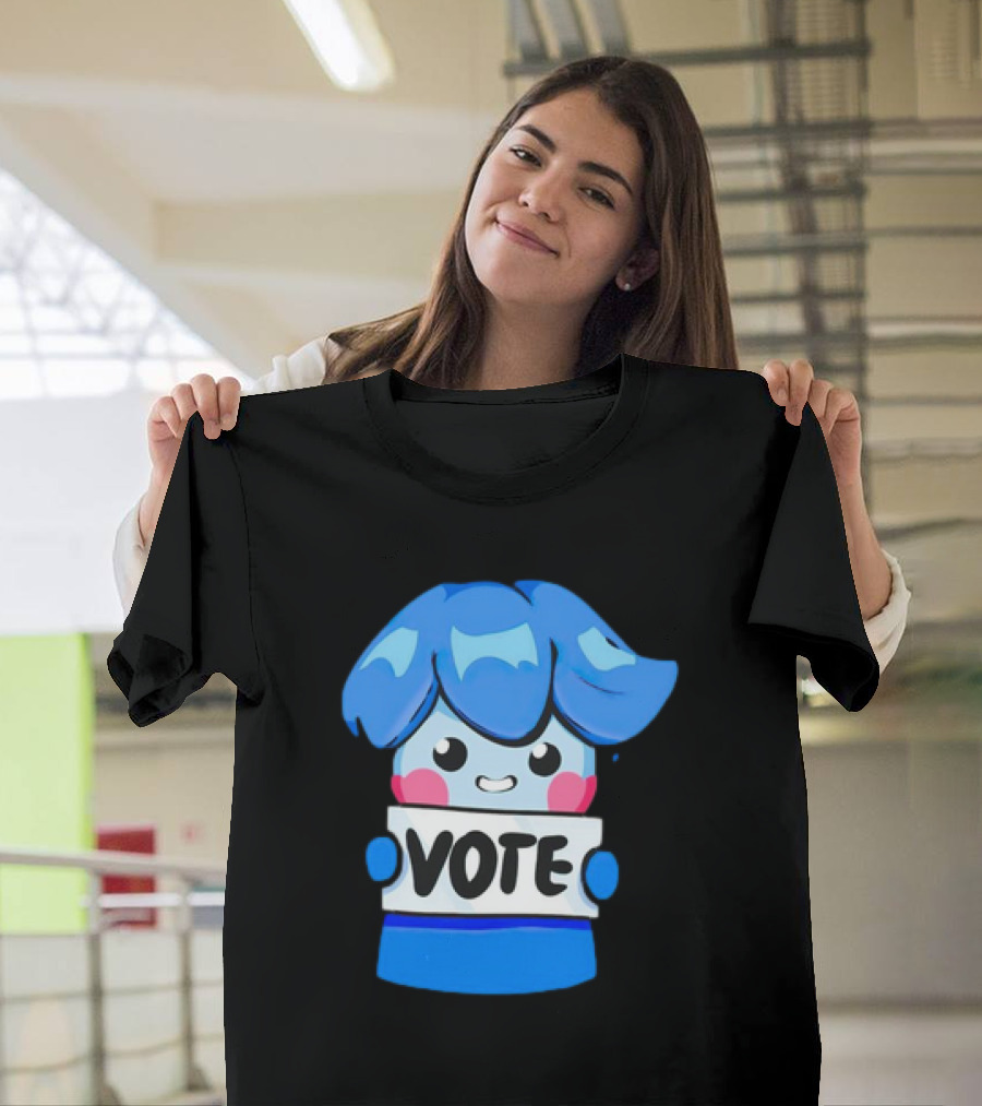 Destiny X Progressive Victory Mascot Holding Vote Sign Ohio T-Shirt