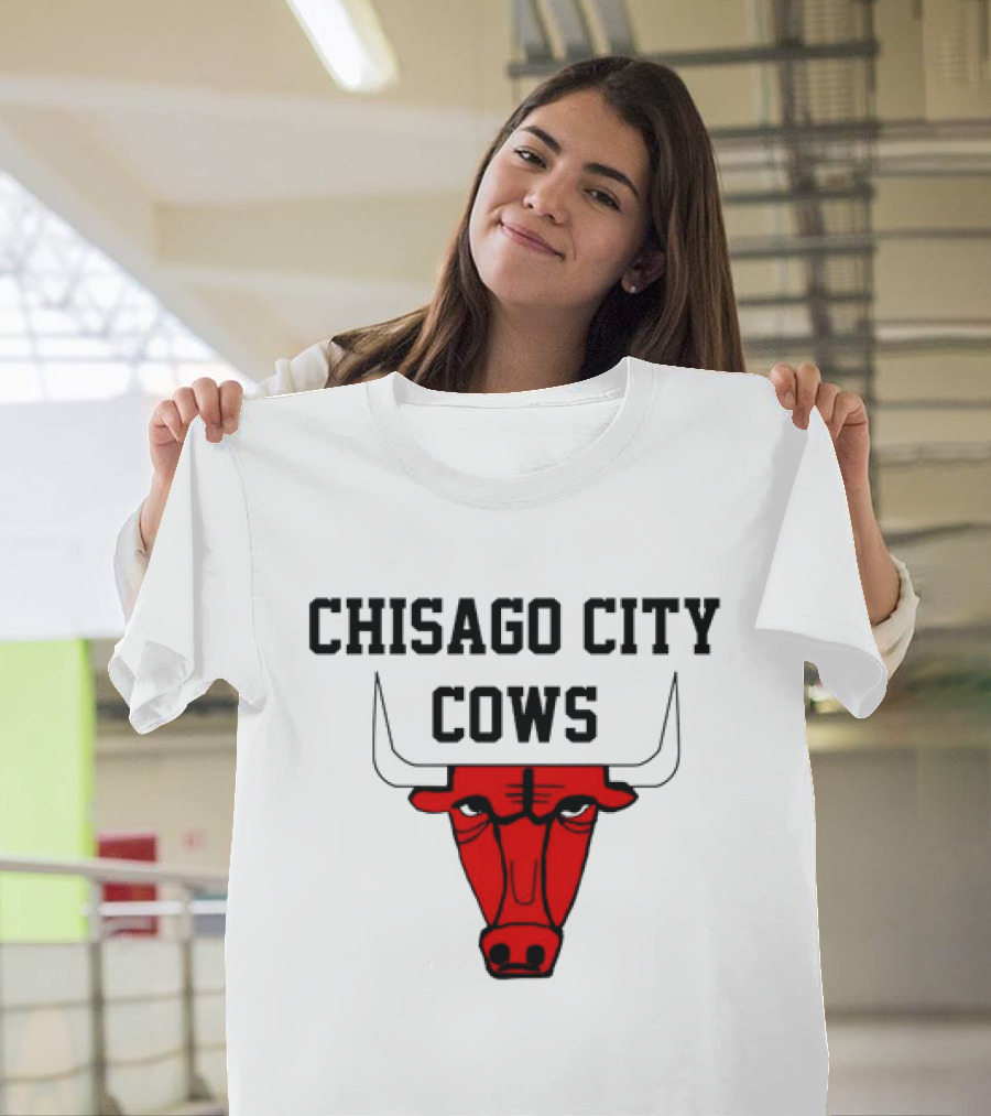 Chisago City Cows Red Bull Head T-Shirt