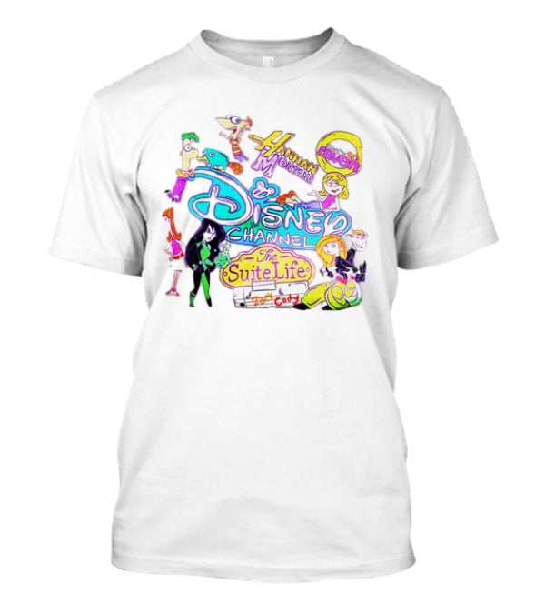 Disney Channel The Suite Life That’s So Raven Hannah Montana Kim Possible Phineas And Ferb T-Shirt