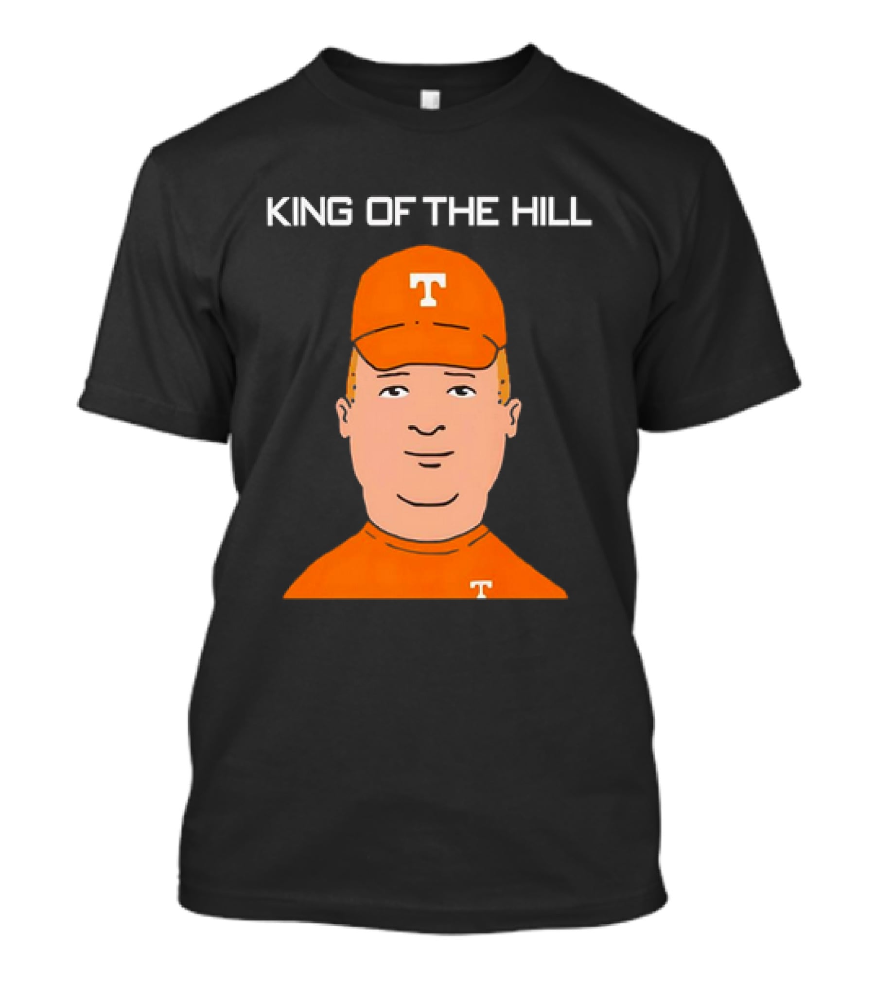 Tennessee Volunteers King Of The Hill T Logo Cartoon T-Shirt