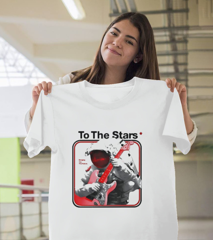 To The Stars Astronaut Playing Guitar Bringing The Future T-Shirt