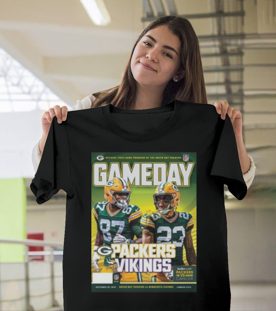 Gameday Packers Vikings September 28 2024 Lambeau Field T-Shirt