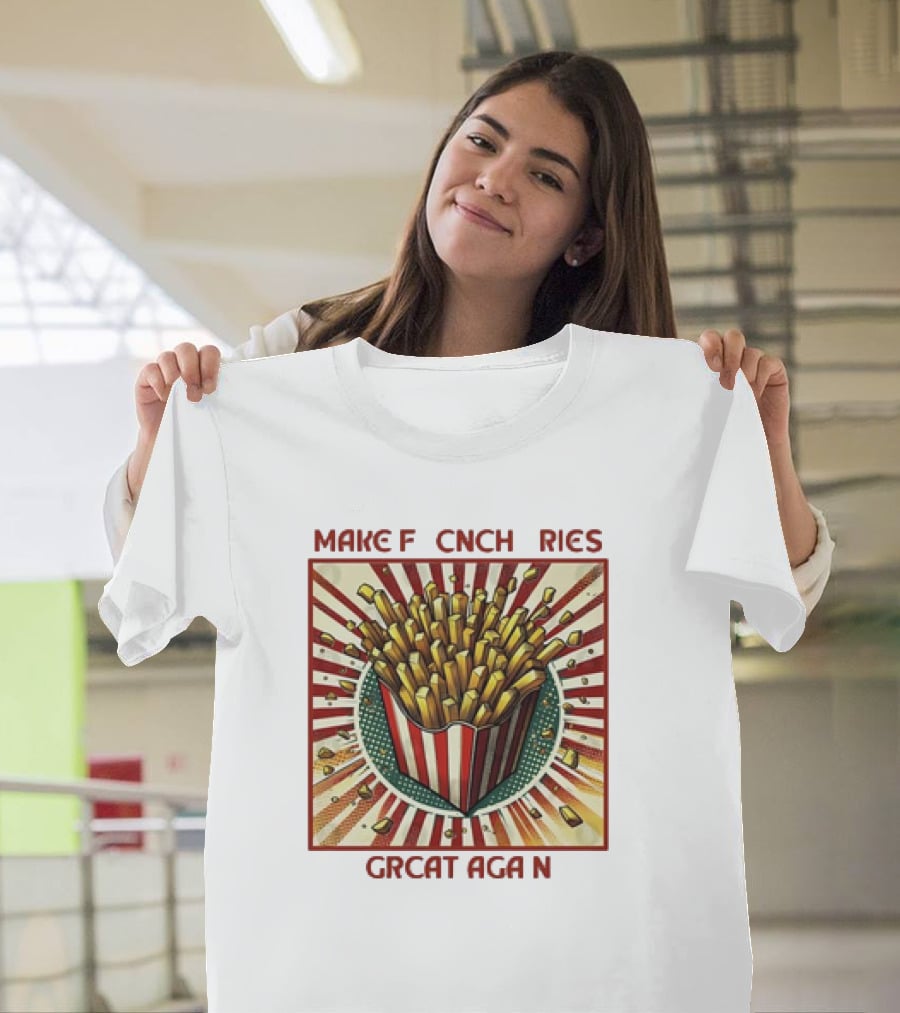 MagaDonalds Make French Fries Great Again Retro T-Shirt