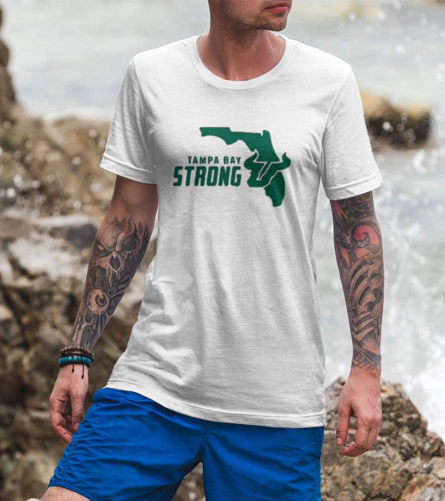Tampa Bay Strong South Florida Bulls Hurricane Relief T-Shirt