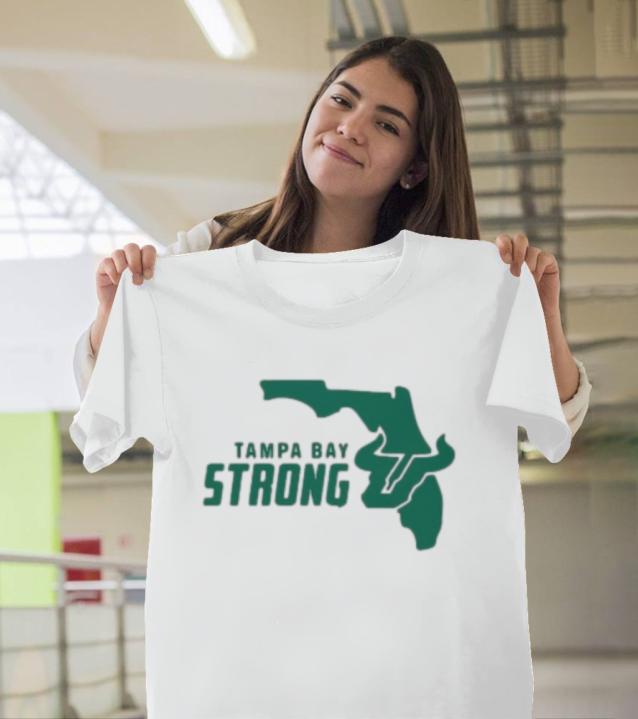 Tampa Bay Strong South Florida Bulls Hurricane Relief T-Shirt