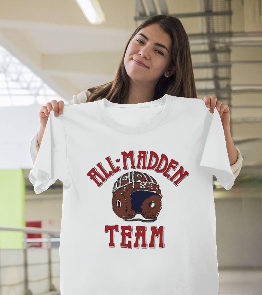 All Madden Team 1992 Vintage Football Helmet T-Shirt