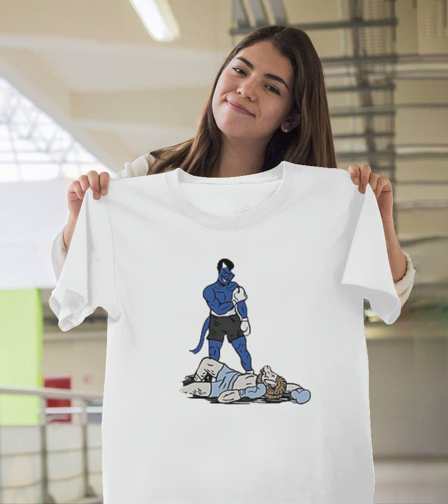 Duke Blue Devils Defeat North Carolina Tar Heels Boxing Match Victory T-Shirt