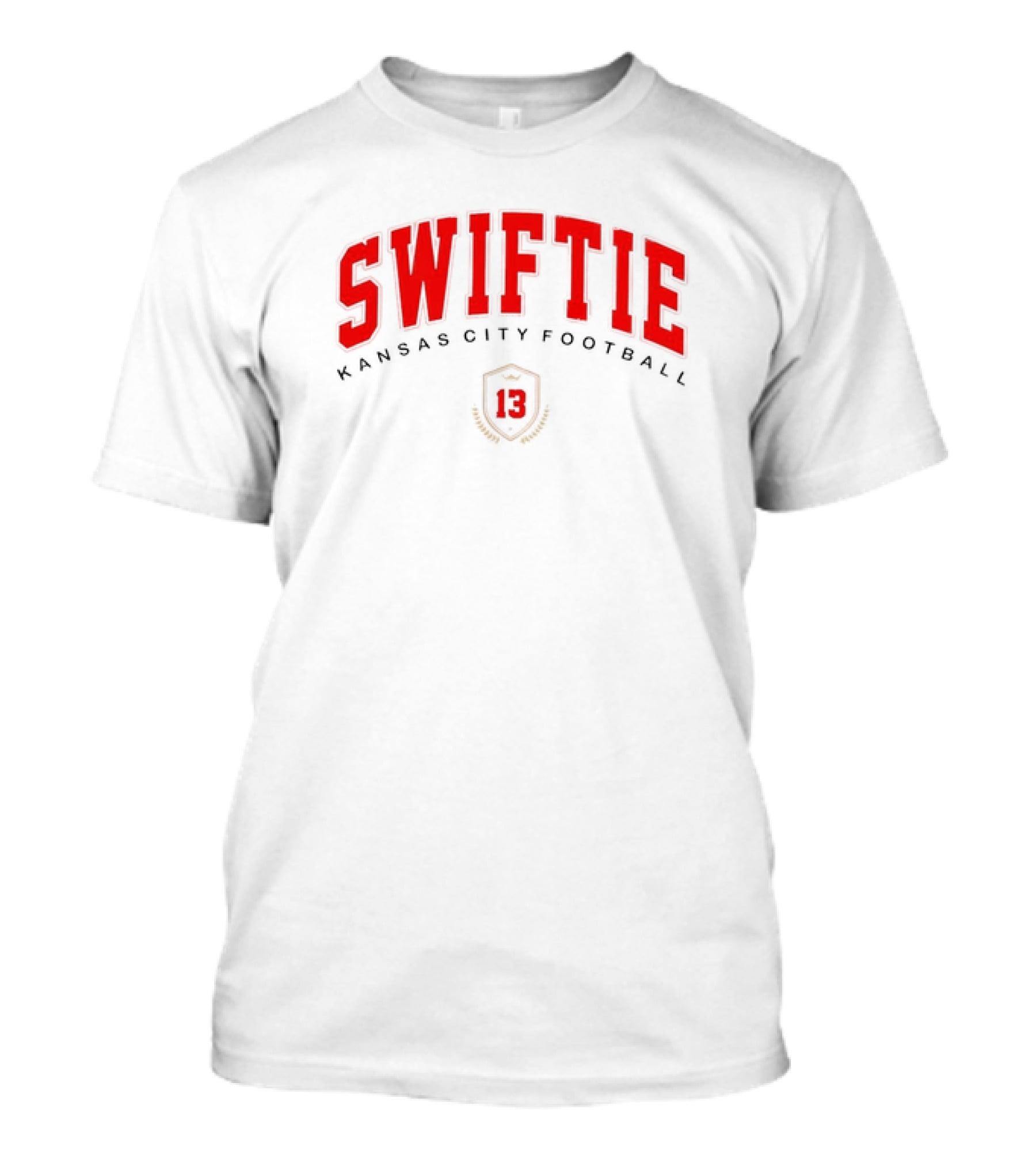 Swiftie Kansas City Football 13 Red Shield T-Shirt