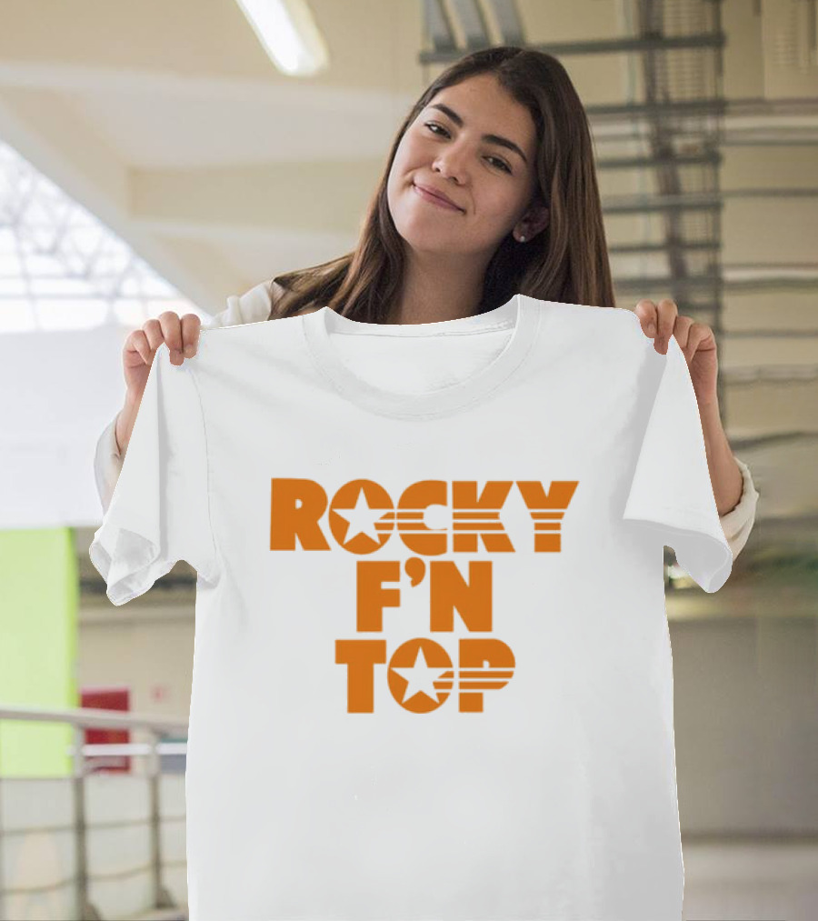 Tennessee Volunteers Basketball Rocky F’n Top Star Stripes T-Shirt