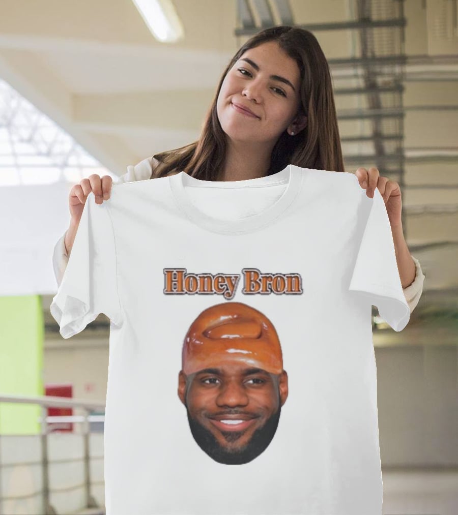 Honey Bron Lebron James Honey Brown Face T-Shirt