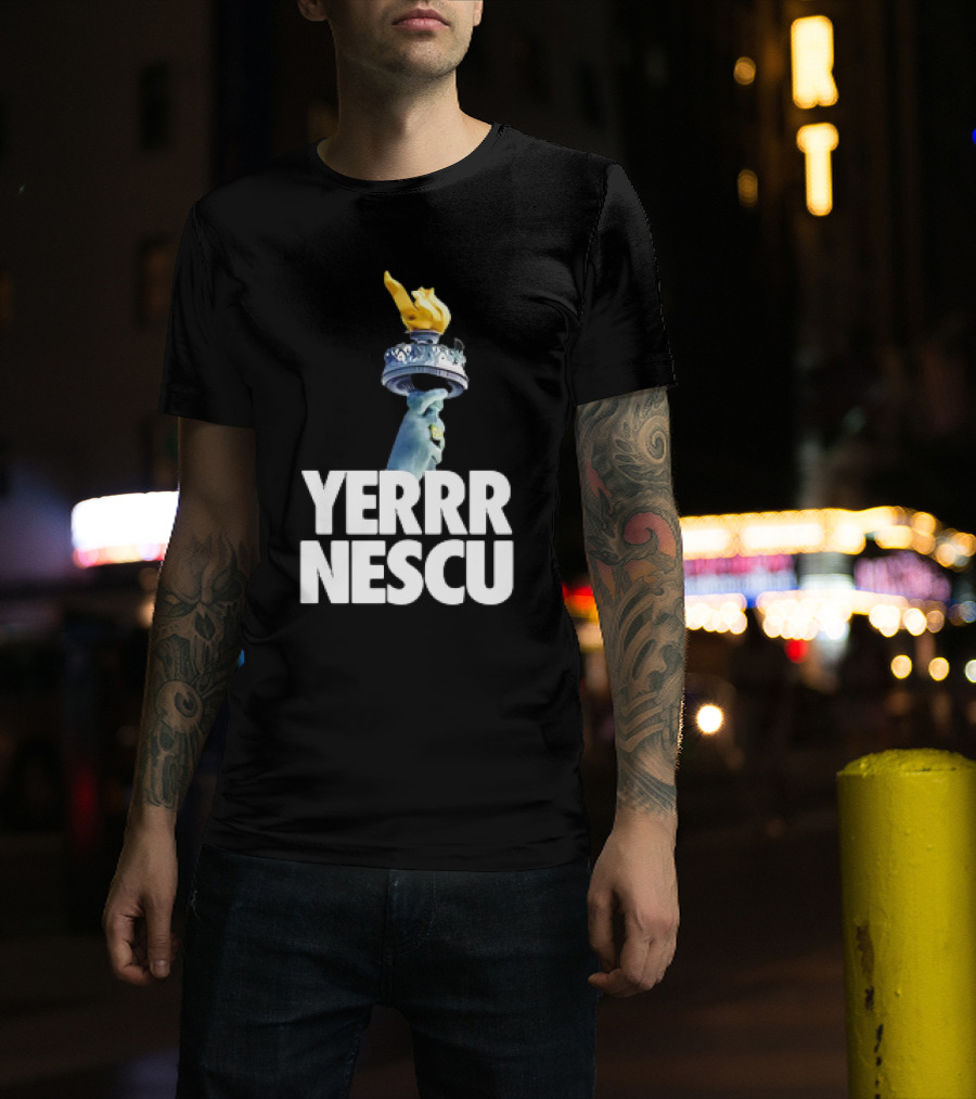 Yerrrnescu Statue Of Liberty Torch T-Shirt