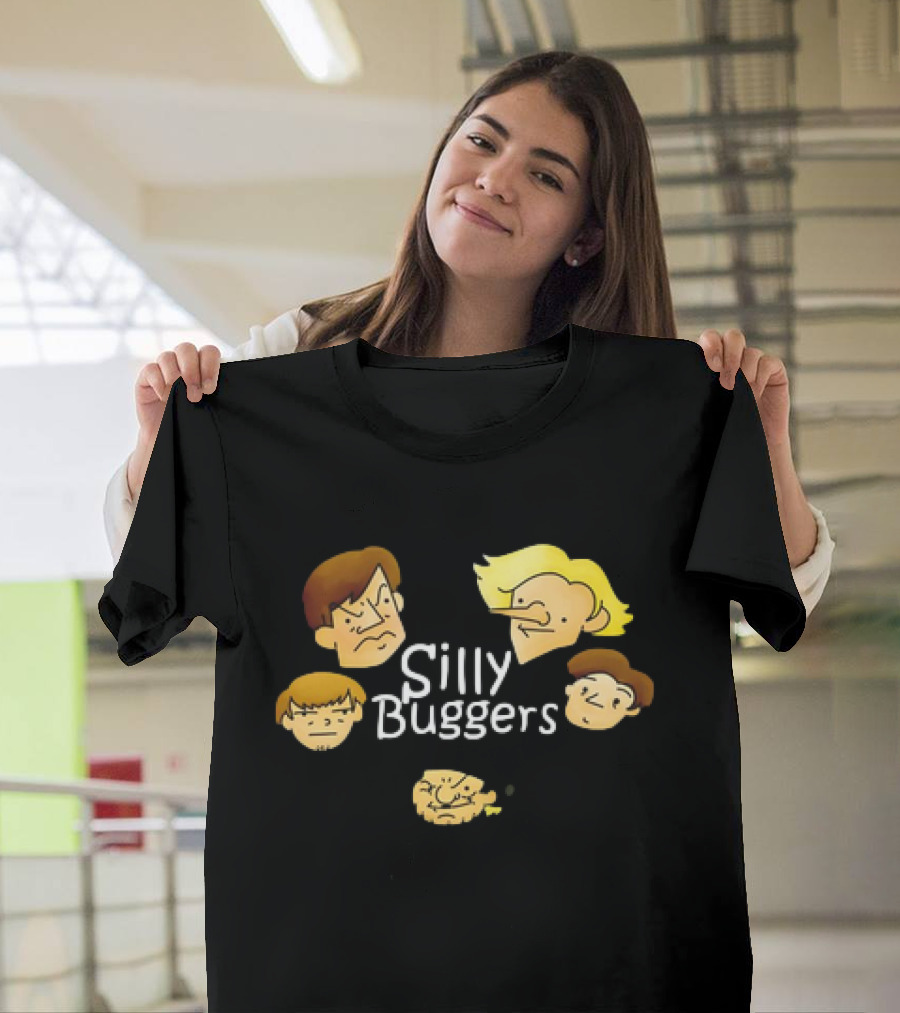 Silly Buggers Cartoon Faces Classic T-Shirt