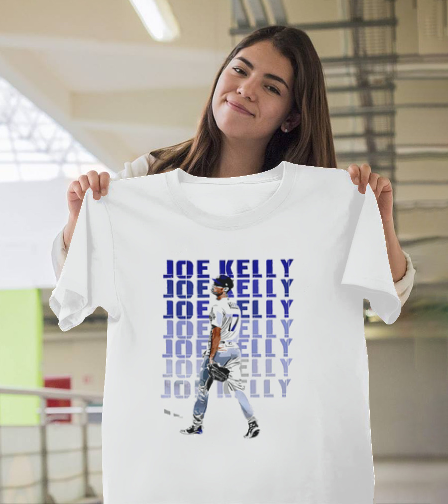 Joe Kelly Los Angeles Dodgers Baseball Player No. 17 T-Shirt