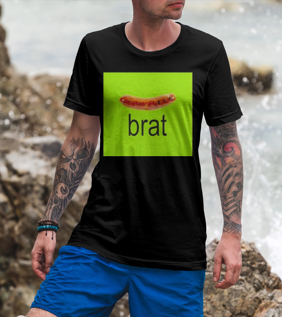 Brat Wurst Meme Snazzyseagull Sausage Wordplay T-Shirt