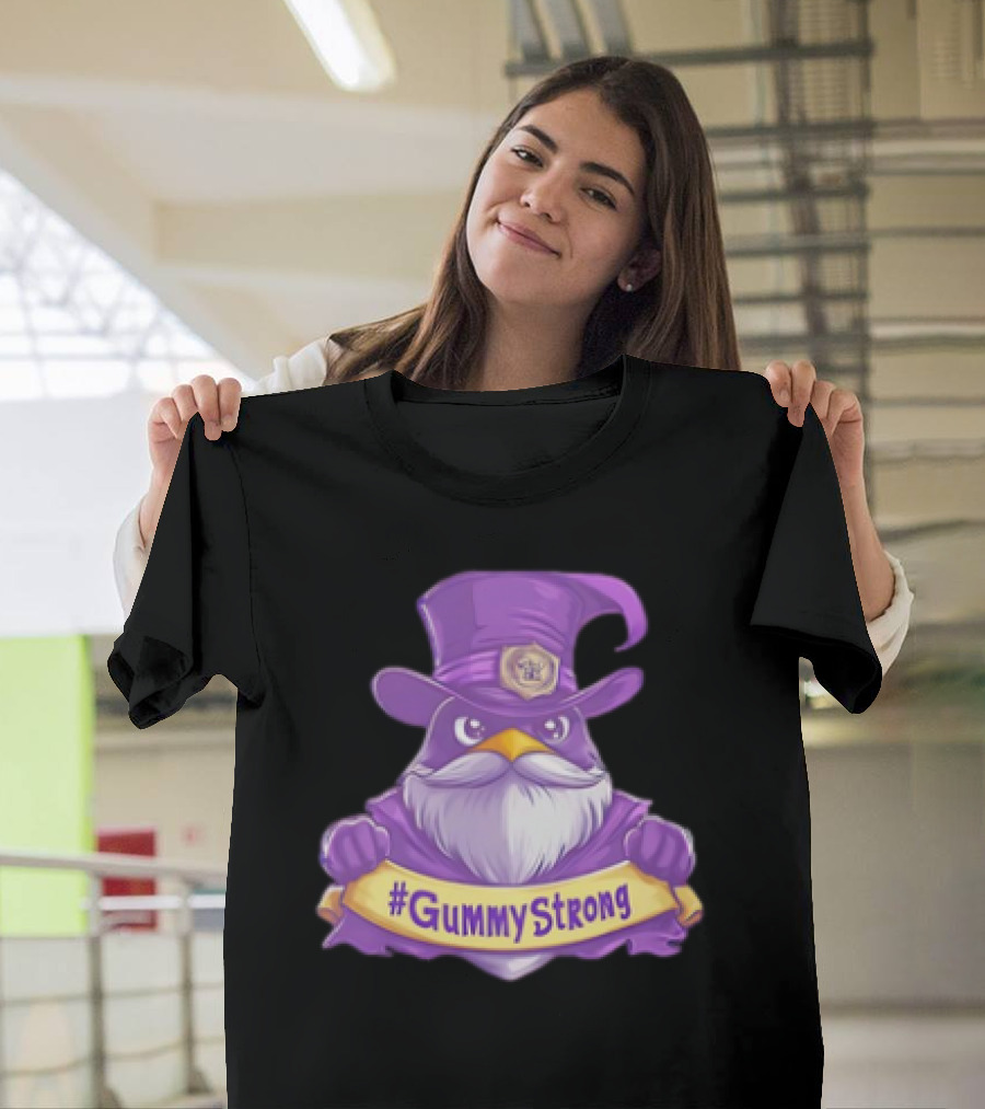 GummyStrong Purple Wizard Owl Emblem T-Shirt