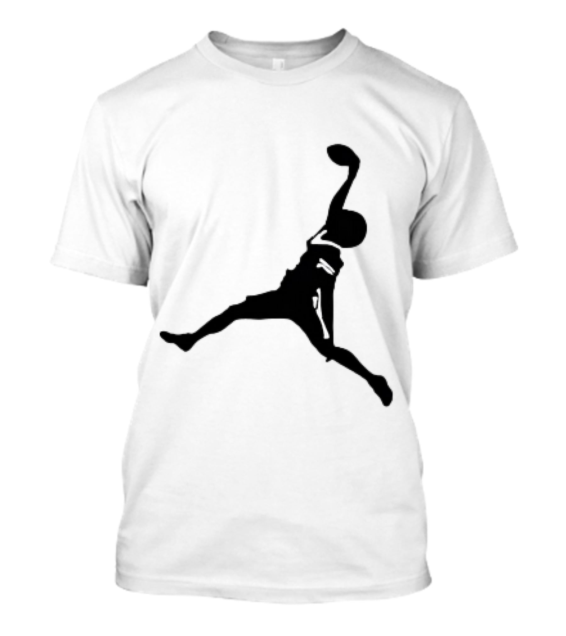 GW Catch Jump Silhouette Football Player T-Shirt