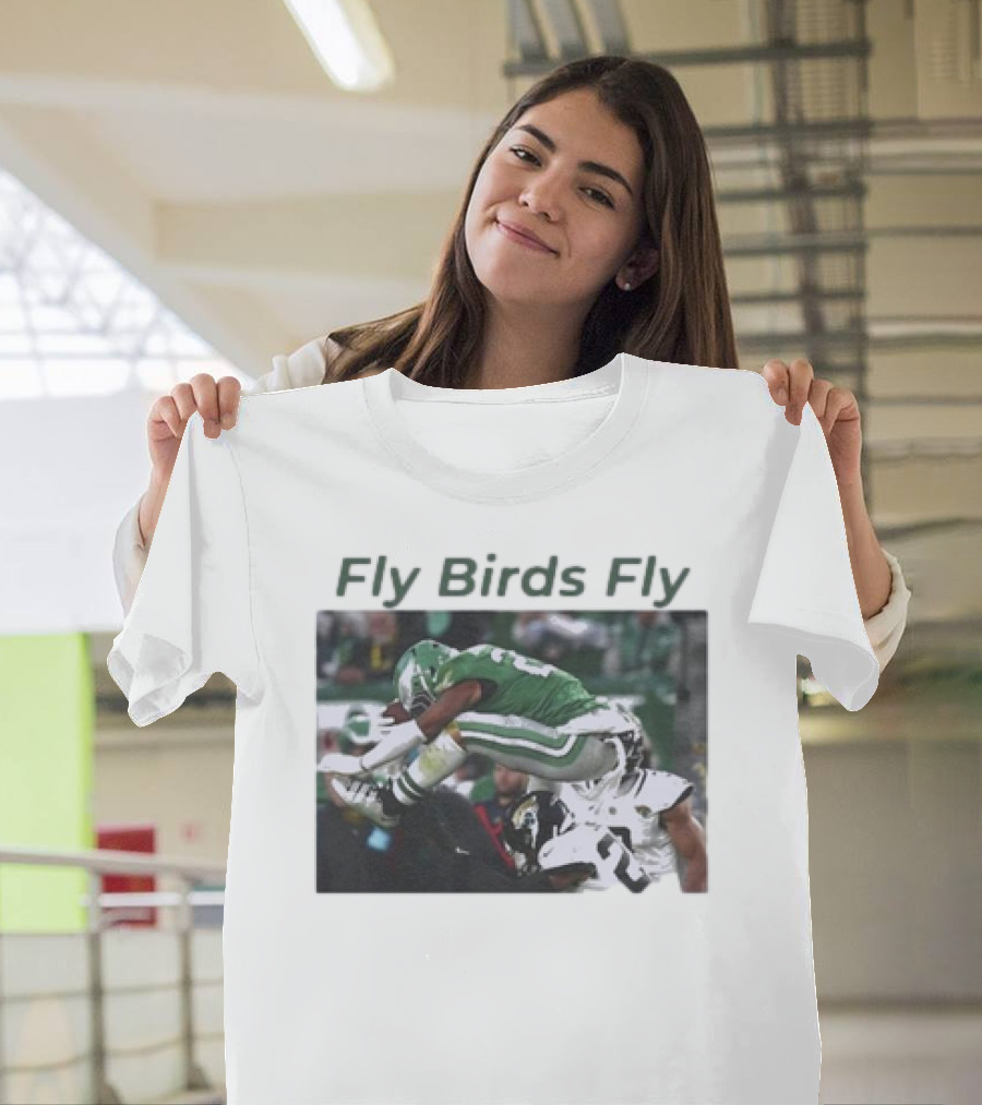 Saquon Barkley Fly Birds Fly Reverse Hurdle T-Shirt