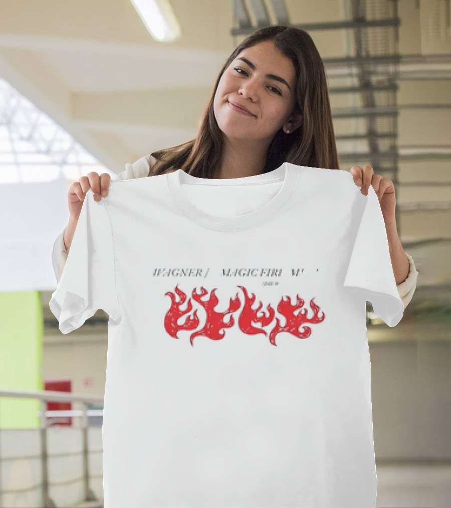 Wagner Magic Fire Music Retro Flames T-Shirt