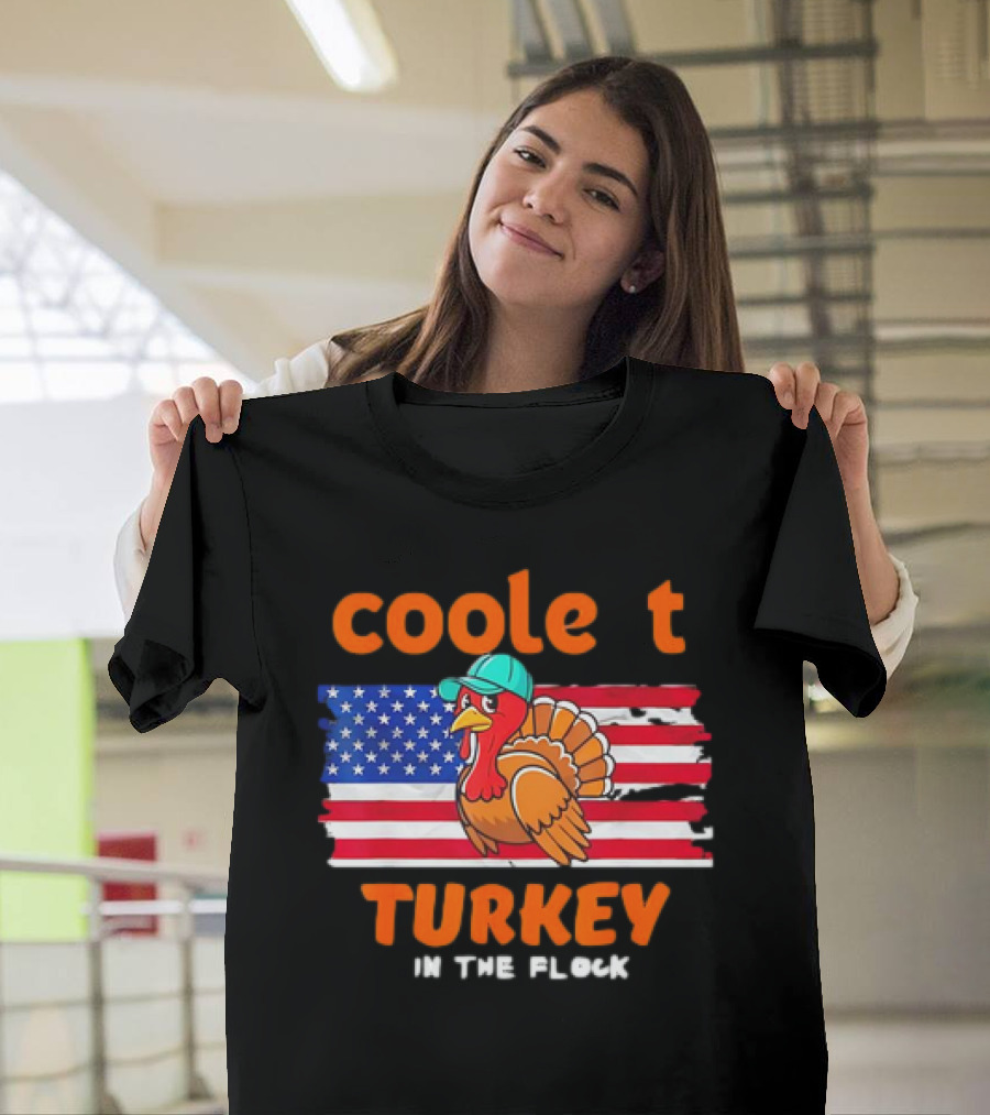 Cool Turkey USA Flag in the Flock T-Shirt