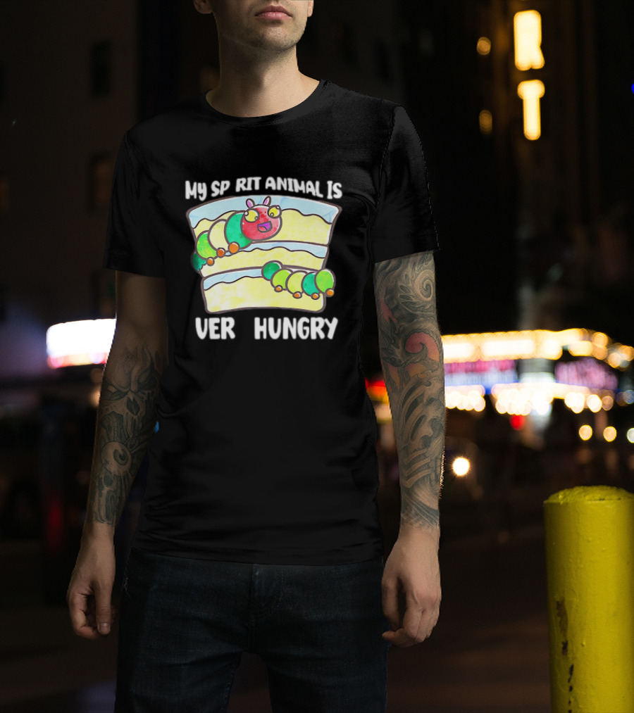 My Spirit Animal Is Very Hungry Caterpillar Cake Slice T-Shirt