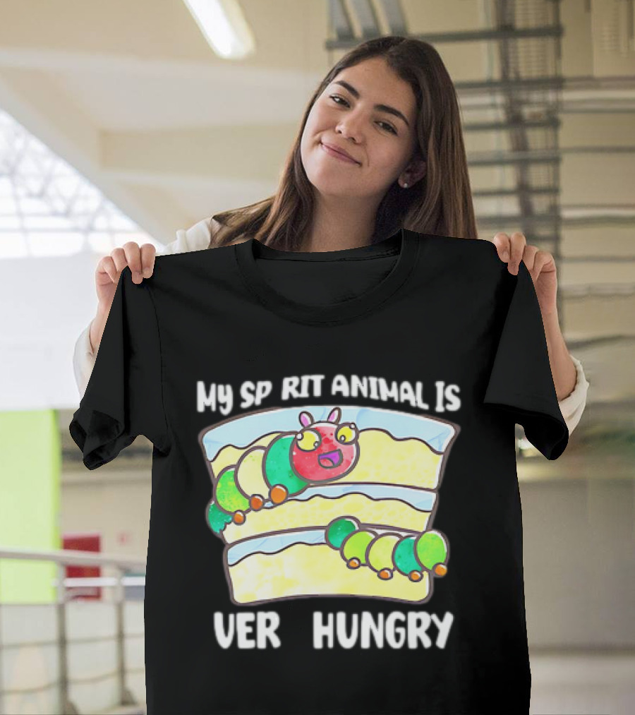 My Spirit Animal Is Very Hungry Caterpillar Cake Slice T-Shirt