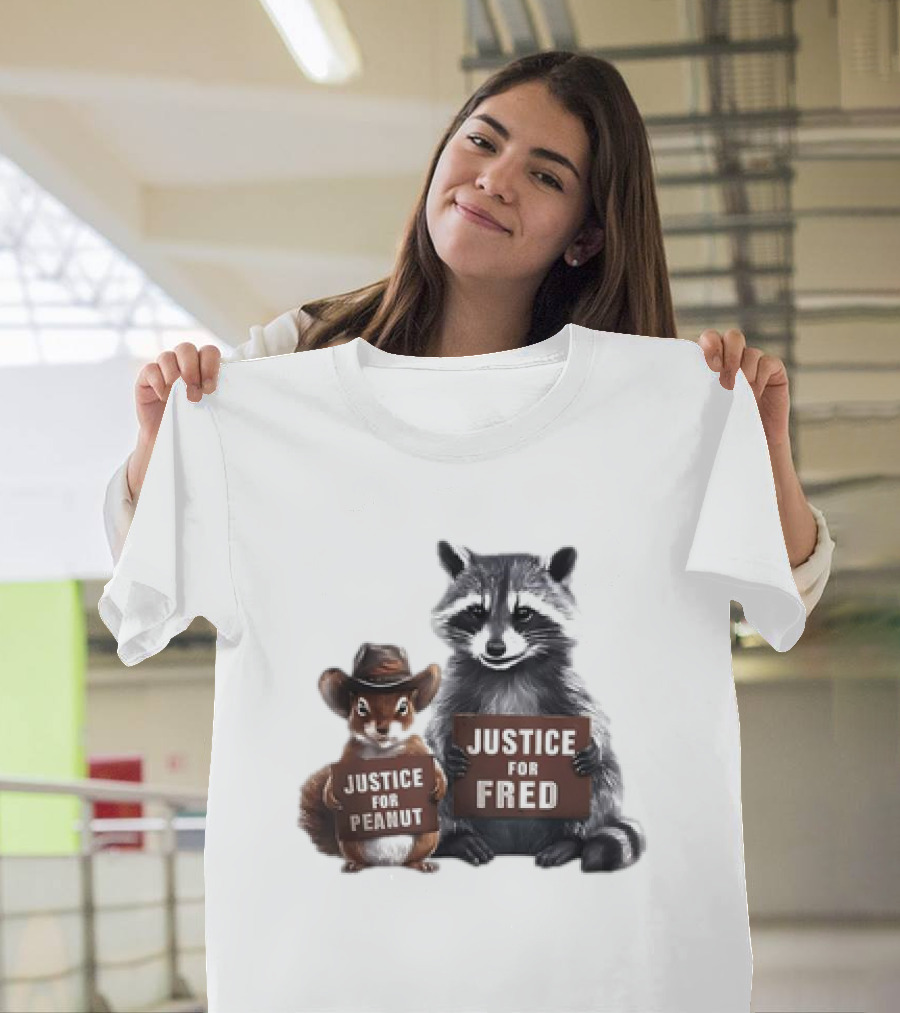 Justice for Peanut the Squirrel and Fred the Raccoon T-Shirt
