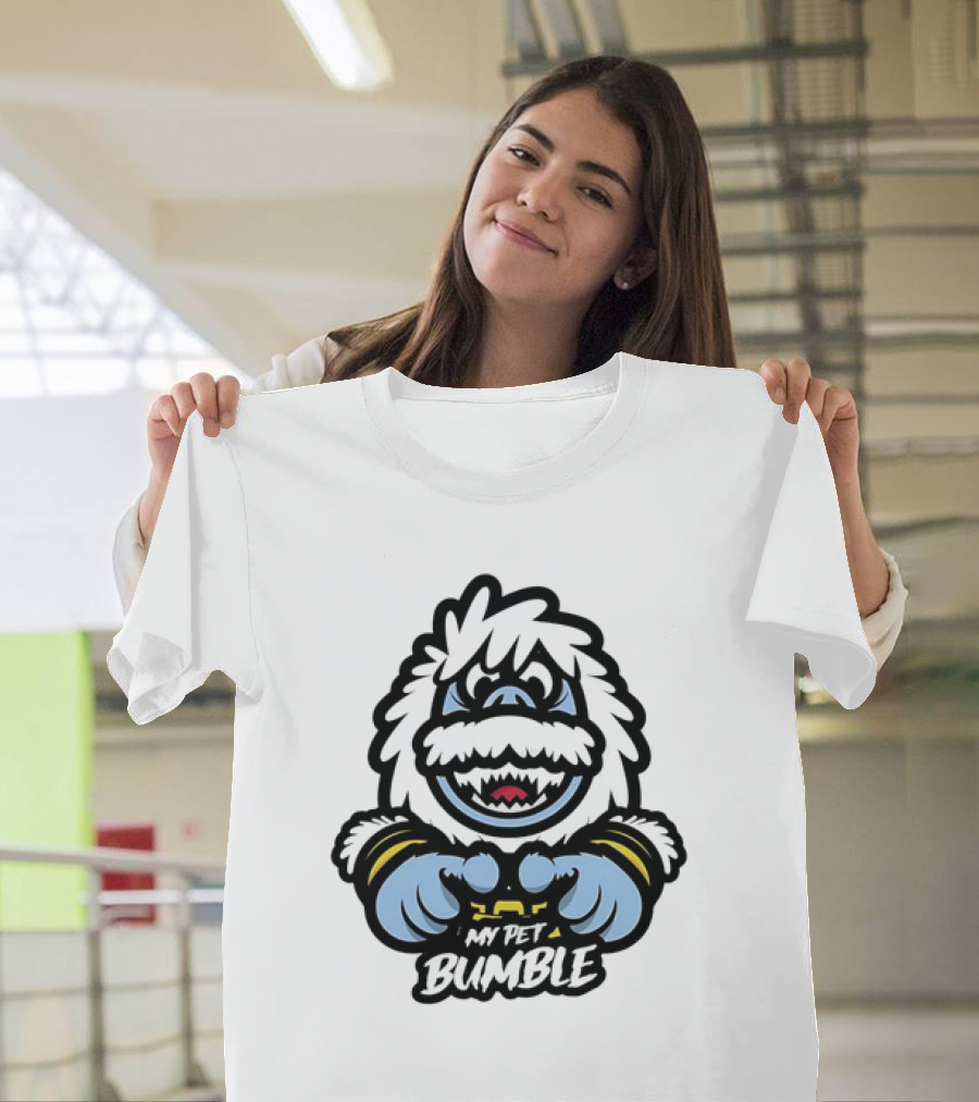 My Pet Bumble Abominable Snow Monster Yeti Holding T-Shirt