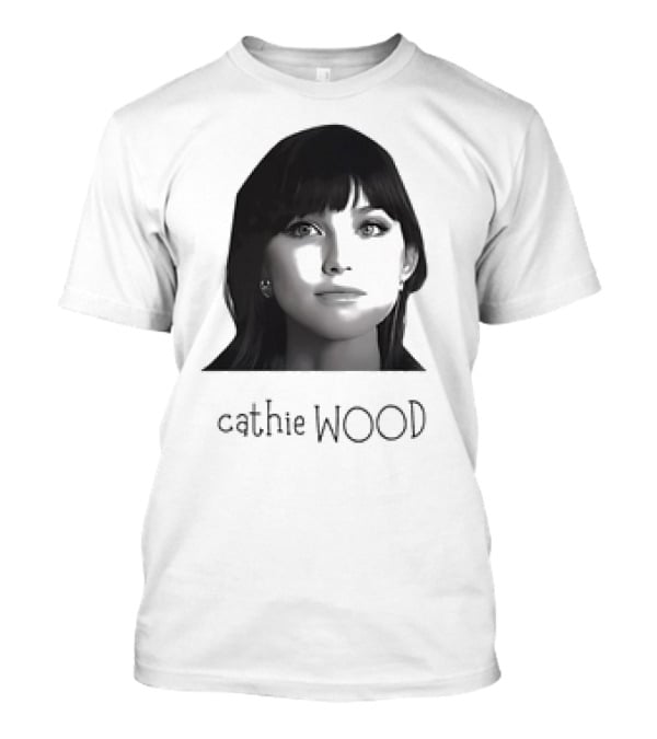 Cathie Wood Classic Portrait T-Shirt