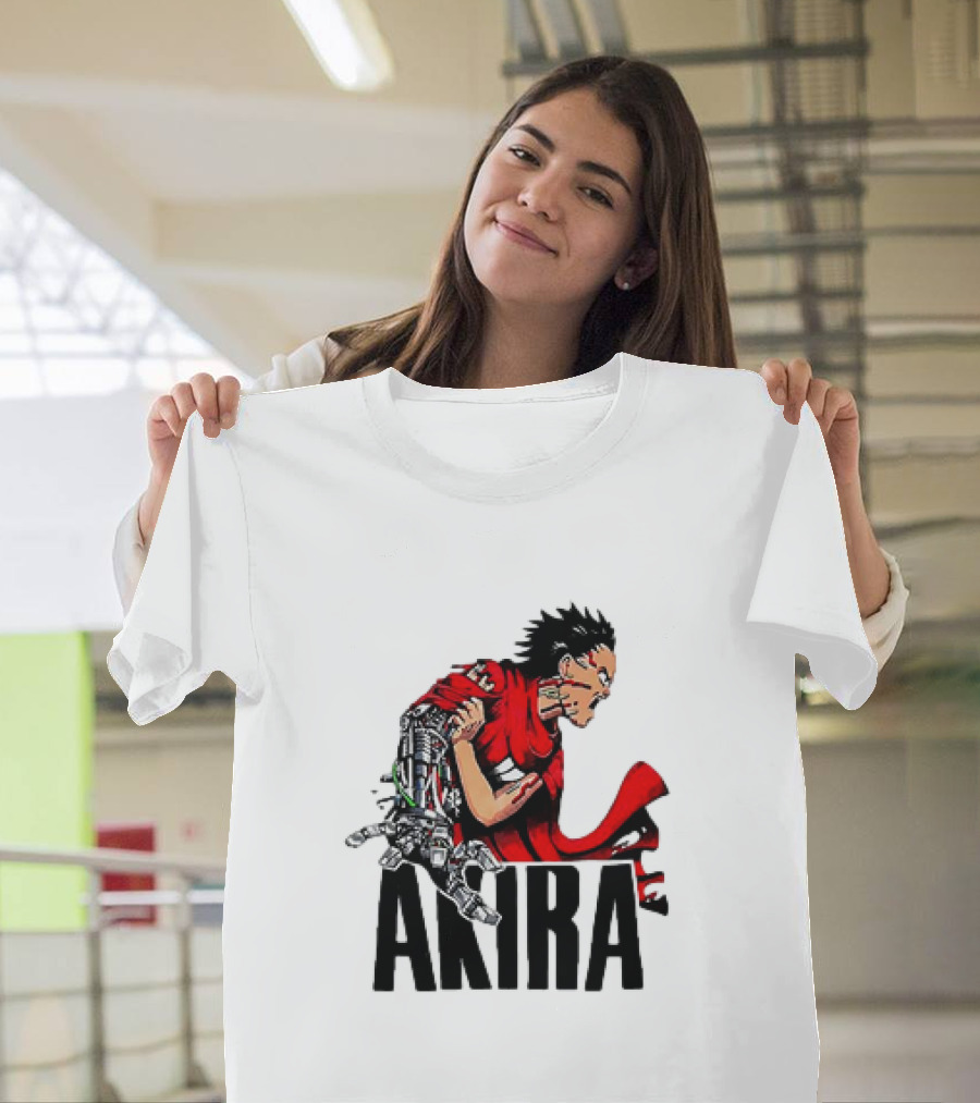 Akira Tetsuo Shima Cybernetic Arm Vintage 1980s Iconic Anime T-Shirt