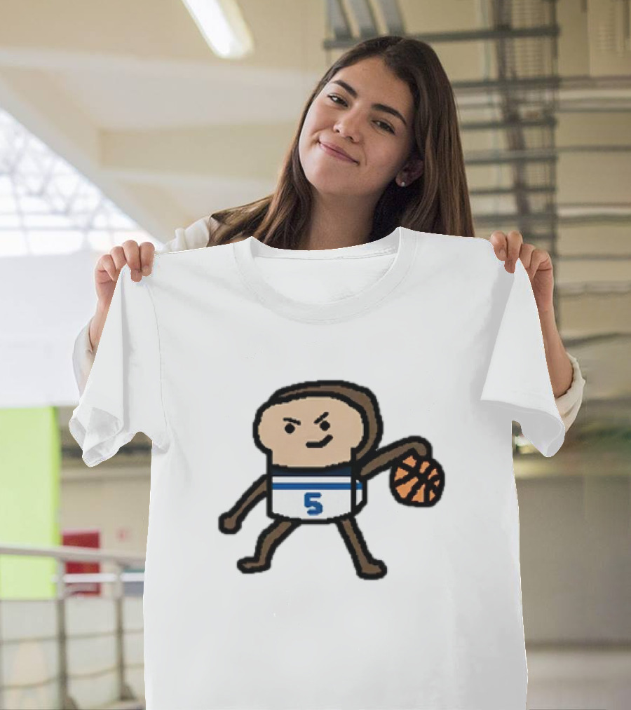 Anthony Breadwards NBA Paint Number 5 Basketball Character T-Shirt