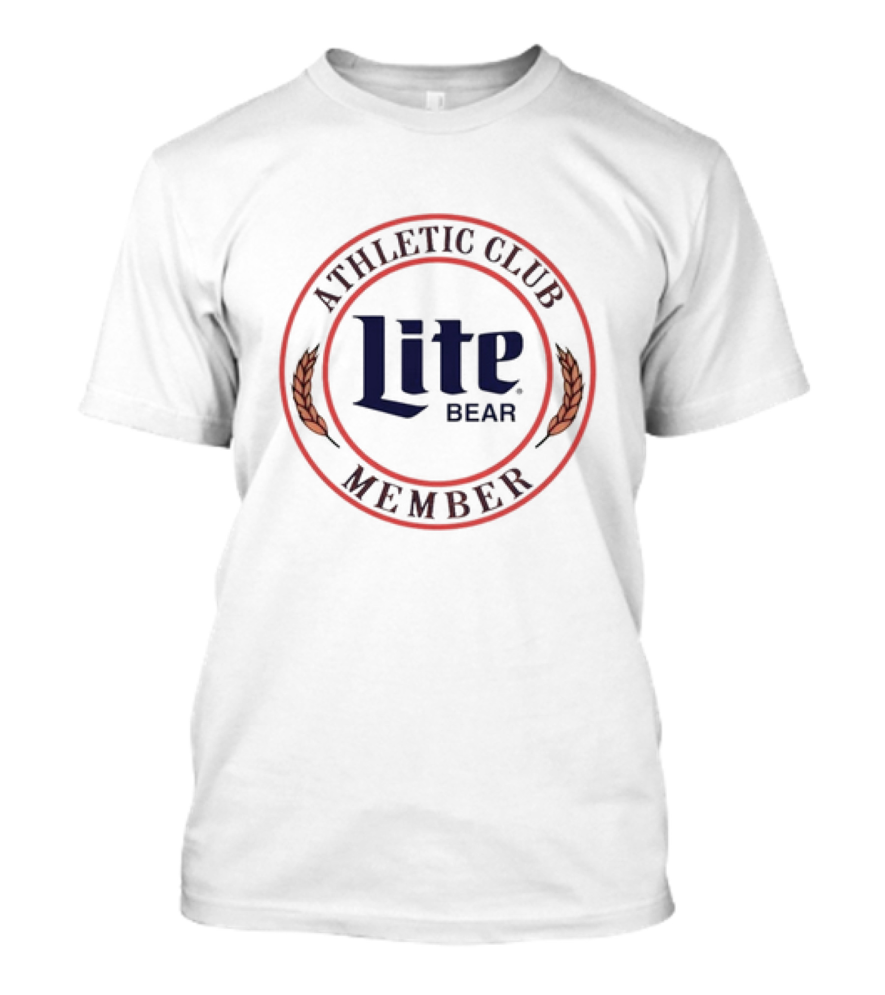 Athletic Club Lite Beer Bear Member T-Shirt