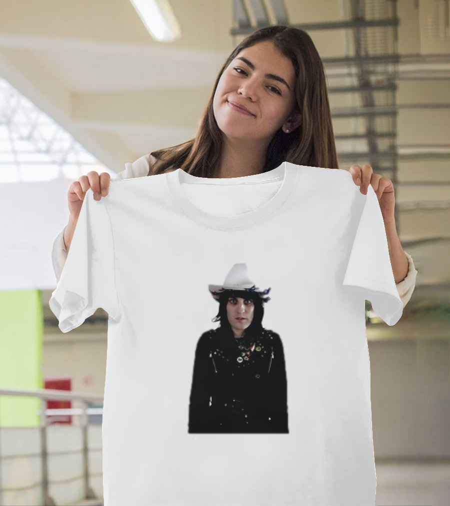 Noel Fielding Retro Cowboy Hat Fashion T-Shirt