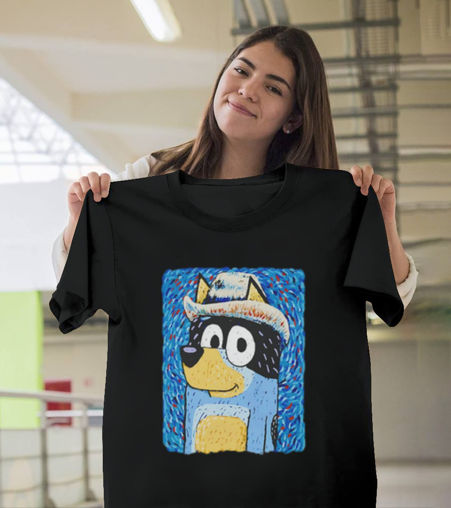 Heeler Family Van Gogh Bandit Van Dogh T-Shirt