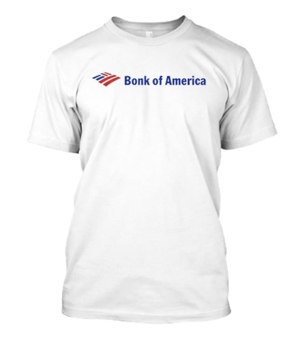 Bonk Of America Parody Logo Red Blue Iconic T-Shirt