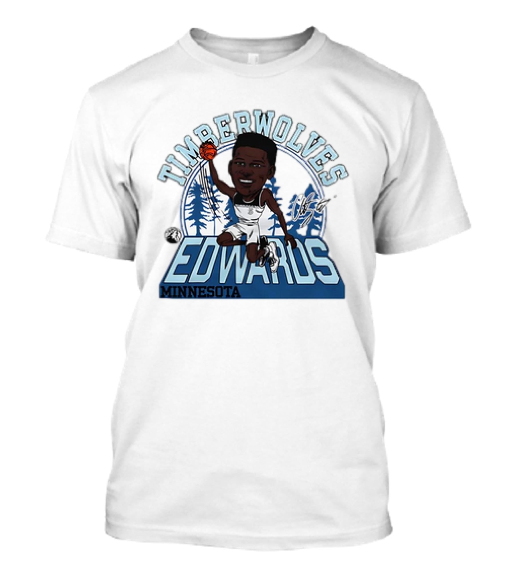 TIMBERWOLVES EDWARDS MINNESOTA T-Shirt