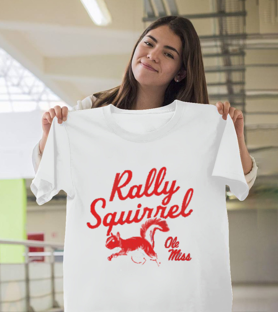 Ole Miss Rally Squirrel T-Shirt