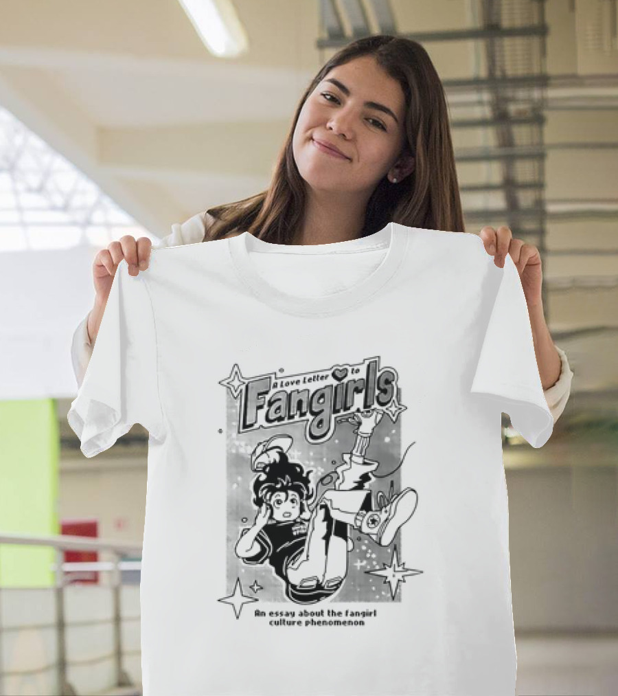 A Love Letter to Fangirls An Essay About the Fangirl Culture Phenomenon Zine T-Shirt
