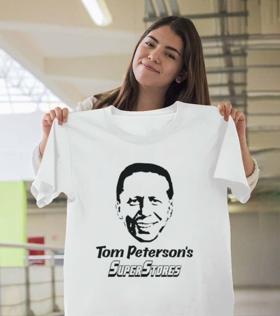 Tom Peterson's Super Stores Face T-Shirt