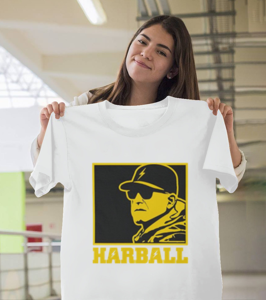 Chargers Harball NFL Royal Jim Harbaugh Los Angeles T-Shirt