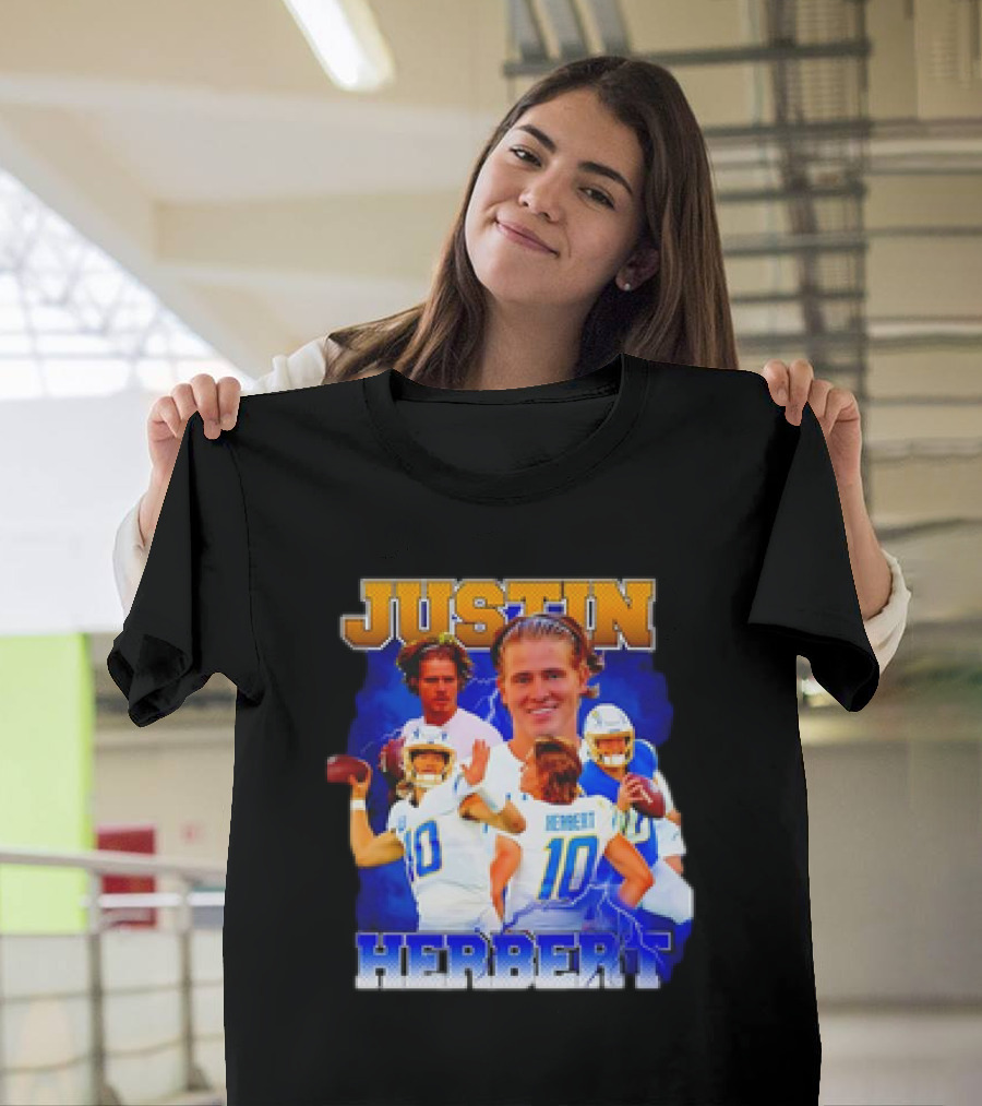Justin Herbert Football Vintage T-Shirt